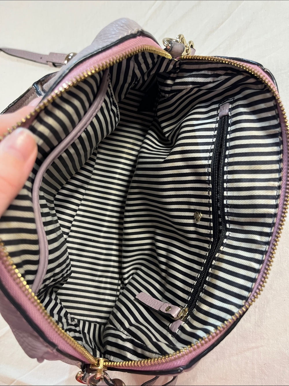Kate Spade Charles Street Mini Brantley Satchel - Lavender / Lilac - Picture 7 of 9